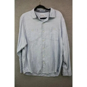 Men's Tommy Bahama Button Down Long Sleeve Shirt-Size Large-Soft